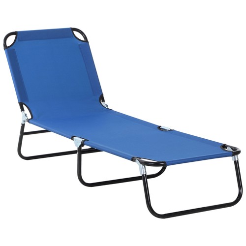 Outsunny folding lounge chair - folding,