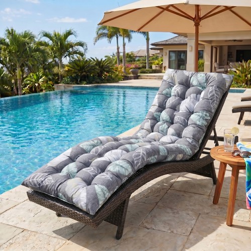 190x60cm sun lounger - sun, cushions