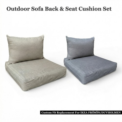 Outdoor seat back cushions set - seat,