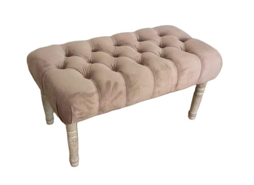 Cream window seat bed end - bed, sofa