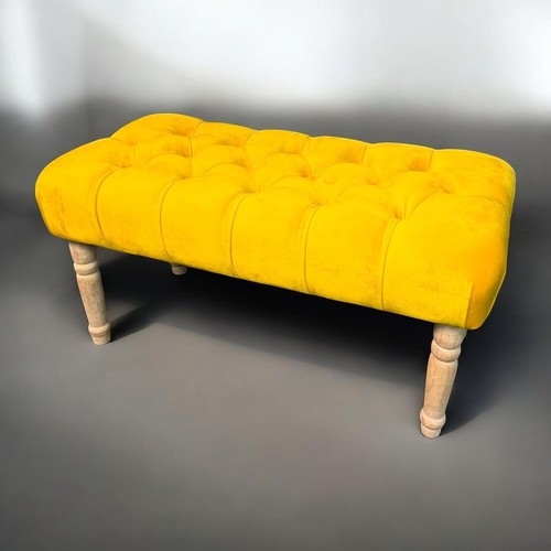 Mustard yellow window seat - yellow,