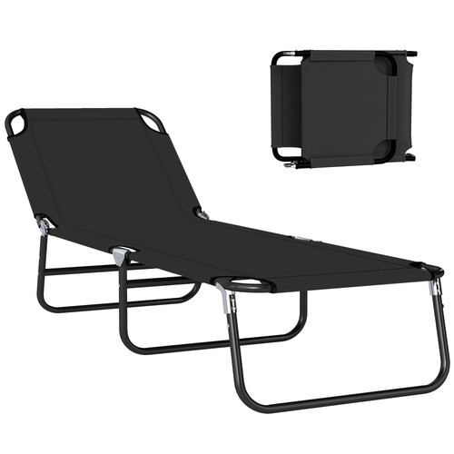 Outsunny folding lounge chair - folding,