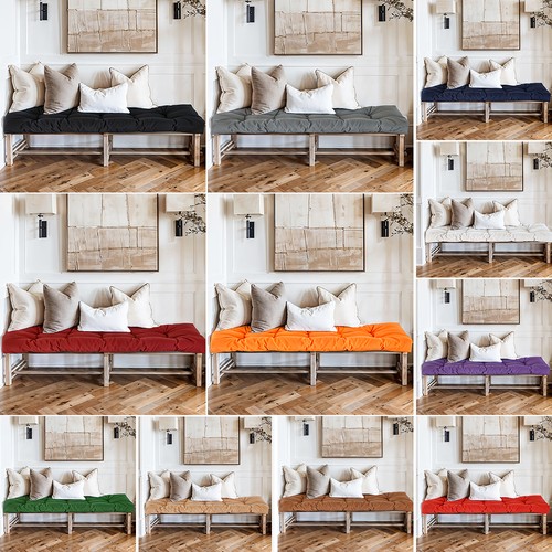 Bench cushion rattan - bench,